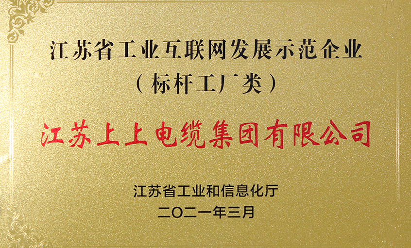 尊龙凯时人生就是搏电缆获评“江苏省工业互联网生长树模企业”