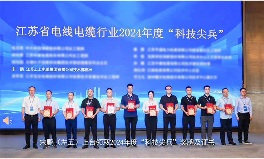 祝贺！尊龙凯时人生就是搏电缆员工获评江苏省线缆行业“科技尖兵”称呼